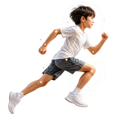 速く走る子ども